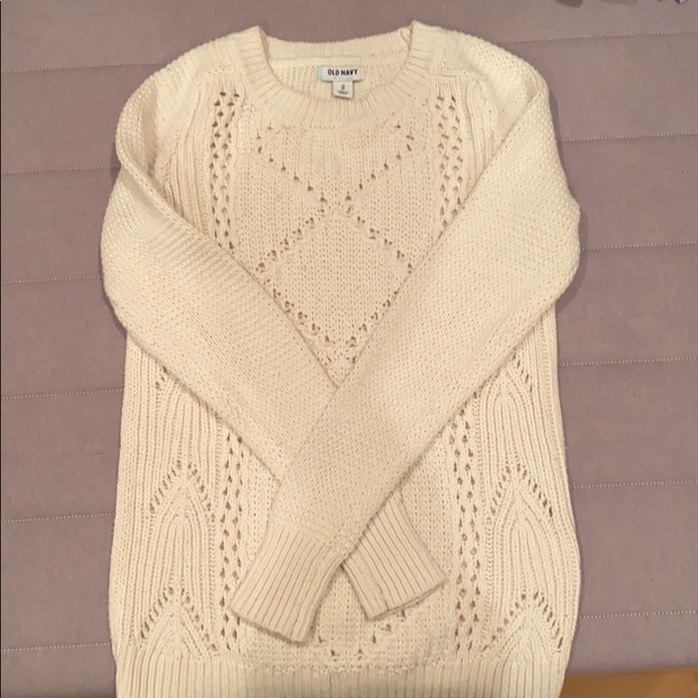 Cable knit sweater